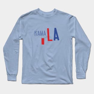 Comma La Good Pronunciation Equals Respect Kamala Harris Long Sleeve T-Shirt